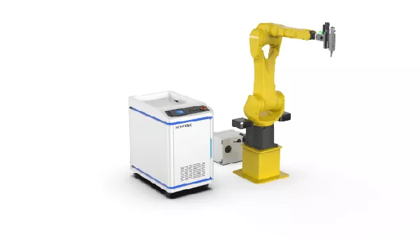 Robotkarral támogatott lézervágó rendszer