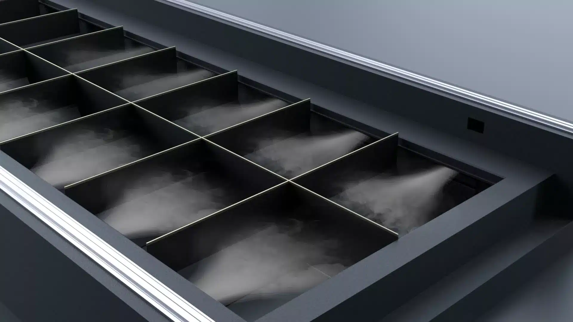 Tiszta műhely, zavartalan munkavégzés az intelligens, negatív nyomású elszívórendszerrel